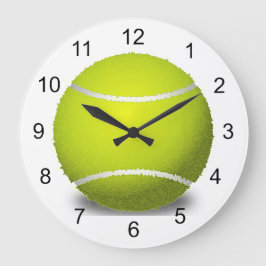 Reloj Redondo Grande Muro de diseño de bolas de tenis