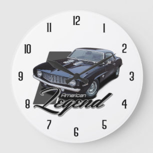 Reloj Redondo Grande Músculo negro de la leyenda