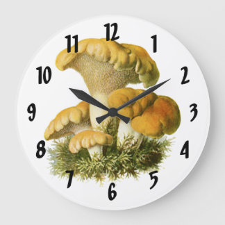 Reloj Redondo Grande Mushroom 13 Print