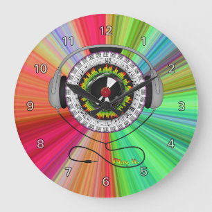 Reloj Redondo Grande Music of Life Clock