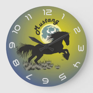 Reloj Redondo Grande Mustang Pferdeliebhaber Uhr