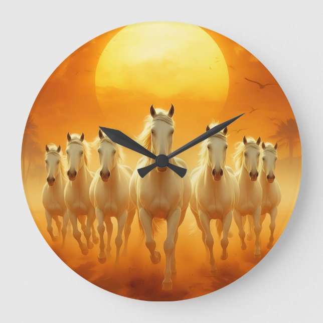 Reloj Redondo Grande  My Time Is Powerful. (Anverso)