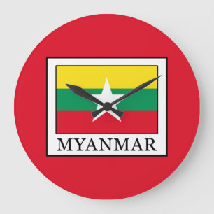 Reloj Redondo Grande Myanmar