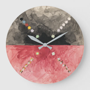 Reloj Redondo Grande N.º A (Serie del átomo) Hilma af Klint