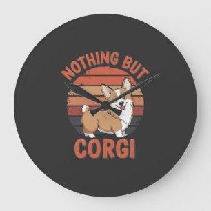 Reloj Redondo Grande Nada Más Corgi