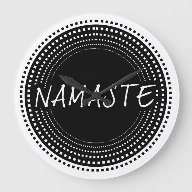 Reloj Redondo Grande Namaste (Anverso)