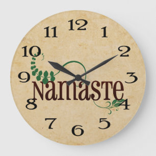 Reloj Redondo Grande Namaste Yoga