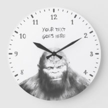 NARANJA DE BIGFOOT SASQUATCH DIBUJO RETRATO EYES I