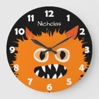 Naranja Furry Monster Niños Personalizados Silly