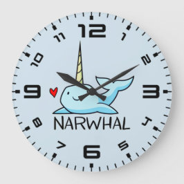 Reloj Redondo Grande Narwhal