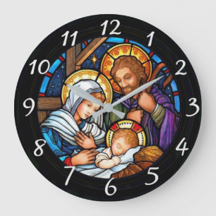 Reloj Redondo Grande Natividad
