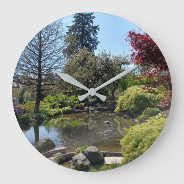 Reloj Redondo Grande Naturaleza (Anverso)