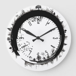 Reloj Redondo Grande Naturaleza