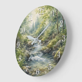 Reloj Redondo Grande Nature Wall Clock — Botanical & Landscape Design