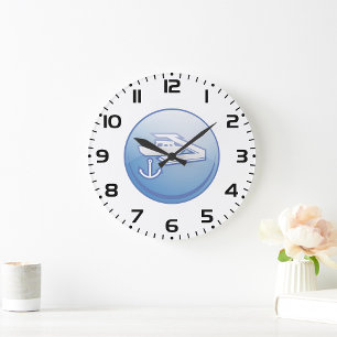 Reloj Redondo Grande Náutica y marina anticorrupción