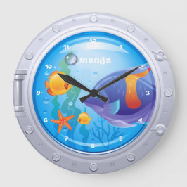 Reloj Redondo Grande Náutico