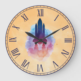 Reloj Redondo Grande Nave espacial