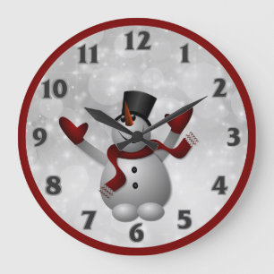 Reloj Redondo Grande Navidad