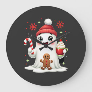 Reloj Redondo Grande Navidad Feliz Navidad Por Regalo Fantasma De Navid