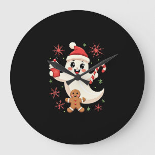 Reloj Redondo Grande Navidad Feliz Navidad Por Regalo Navidad Fantasma
