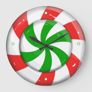 Reloj Redondo Grande Navidades Candy