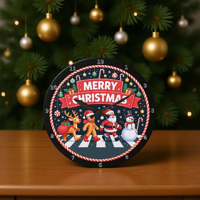 Reloj Redondo Grande Navidades de Crosswalk (Subido por el creador)