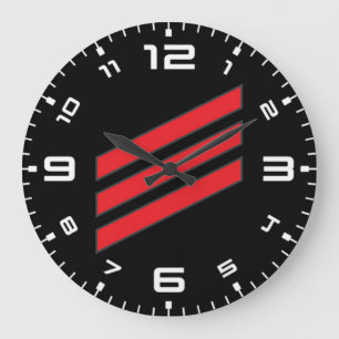 Reloj Redondo Grande Navy Rank E-3 Fireman