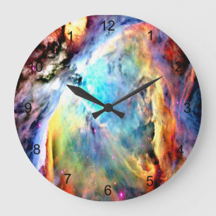 Reloj Redondo Grande Nebulosa de Orión