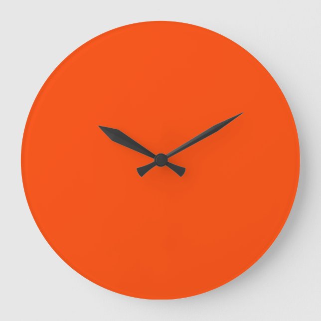 Reloj Redondo Grande Neon, Vivid Naranja Cornhole Set (Anverso)