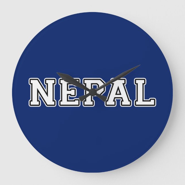 Reloj Redondo Grande Nepal (Anverso)