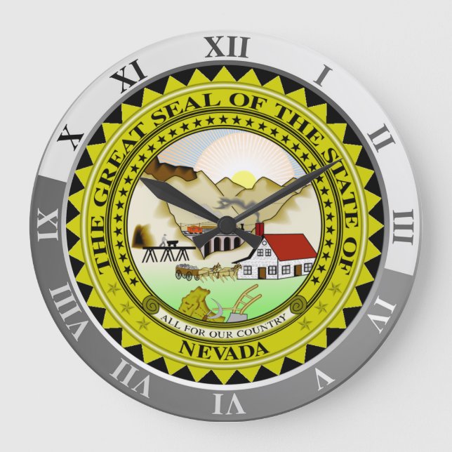 Reloj Redondo Grande Nevada (Anverso)