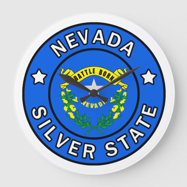 Reloj Redondo Grande Nevada (Anverso)