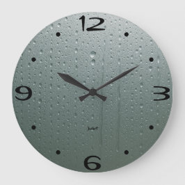 Reloj Redondo Grande New Home Perfect Bathroom Wall Steamed Timepiece 