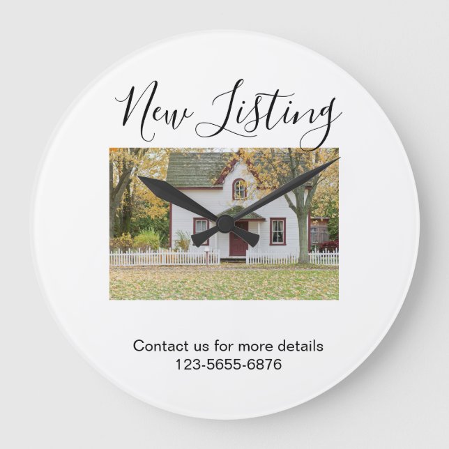 Reloj Redondo Grande New listing Airbnb booking home vacation travel ca (Anverso)