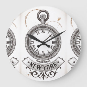Reloj Redondo Grande New York Pocket Watch
