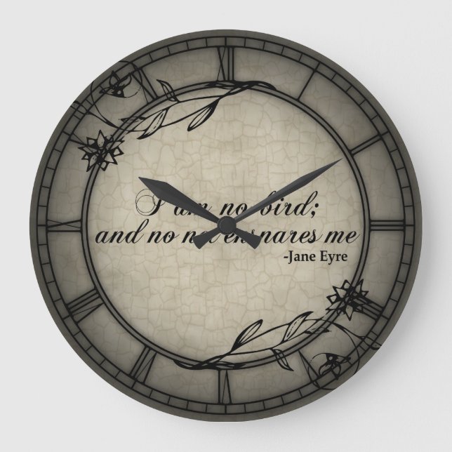 Reloj Redondo Grande Ninguna red me afecta (Anverso)