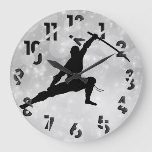 Reloj Redondo Grande Ninja