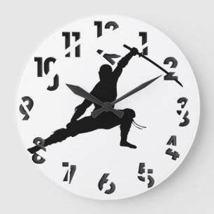 Reloj Redondo Grande Ninja