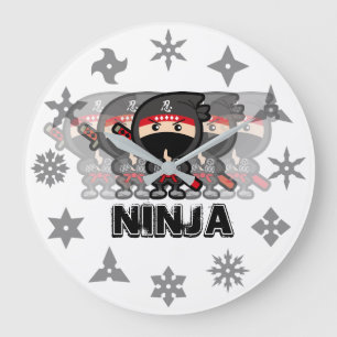 Reloj Redondo Grande Ninja Boy