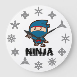 Reloj Redondo Grande Niño Ninja