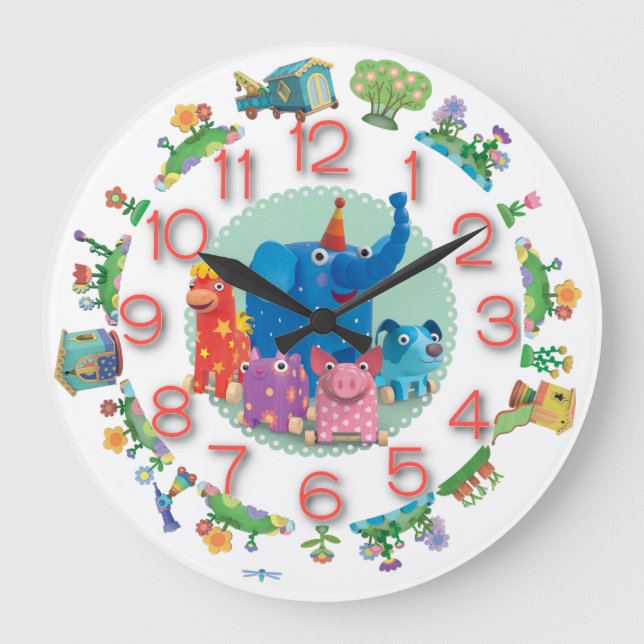 Reloj Redondo Grande Niños (Anverso)