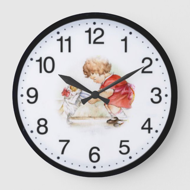 Reloj Redondo Grande Niños (Anverso)