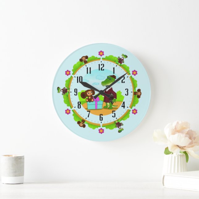 Reloj Redondo Grande Niños (Hogar)