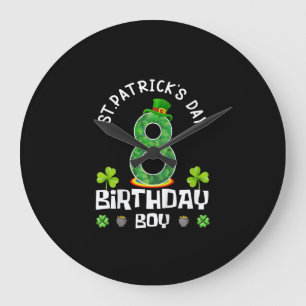 Reloj Redondo Grande Niños San Patricio Nacimiento 8.ª camiseta 2015