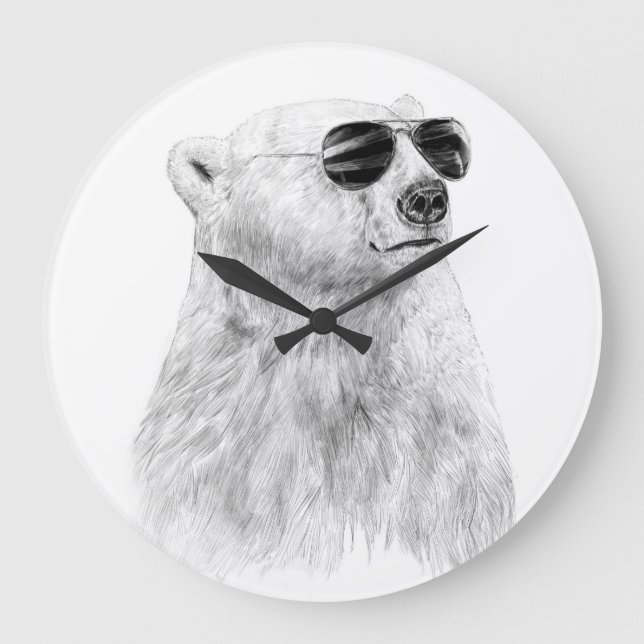 Reloj Redondo Grande No dejes que el sol caiga (Anverso)