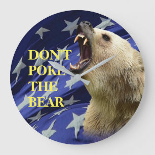 Reloj Redondo Grande No enganche el oso