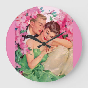 Reloj Redondo Grande ¿No es romántico?