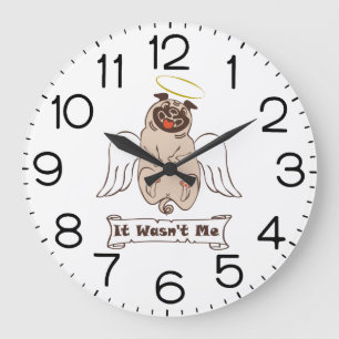 Reloj Redondo Grande No fue una cita graciosa de ángel pug de mí