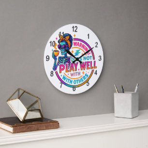 Reloj Redondo Grande No Juega Bien...