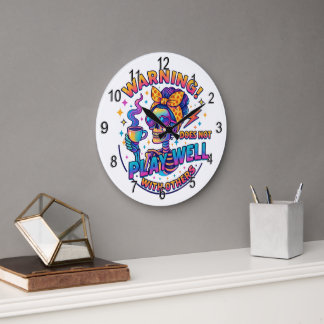 Reloj Redondo Grande No Juega Bien...